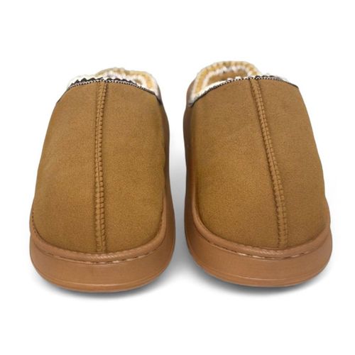 Pantuflas de Invierno Unisex, Súper Suave Talla 25 - 26 Color Caqui