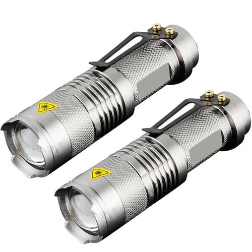 Linternas LED con Zoom Nocturna MXLCS-002 LightTechSilver Lamparas LED de Mano Potente