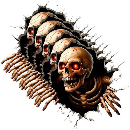 Vinilo Autoadhesivo MXKSE-005 SkullBreak02 Vinilo Adhesivo para Pared