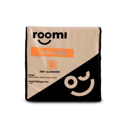 Sábanas King Size Roomi 100% Algodón Premium Color Beige