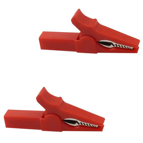 Pinzas cocodrilo 55 mm MXJEN-002 CrocGripRed Clips de cocodrilo eléctricos