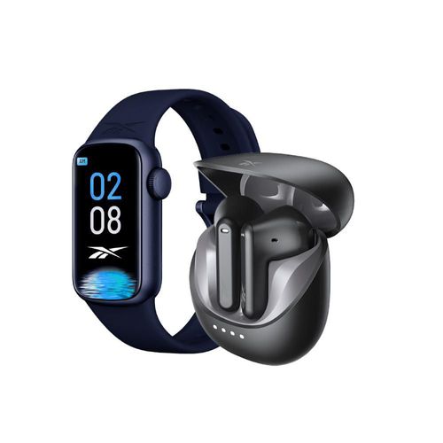 Paquete Reebok Fit Pack con Smartwatch y Audífonos Azul