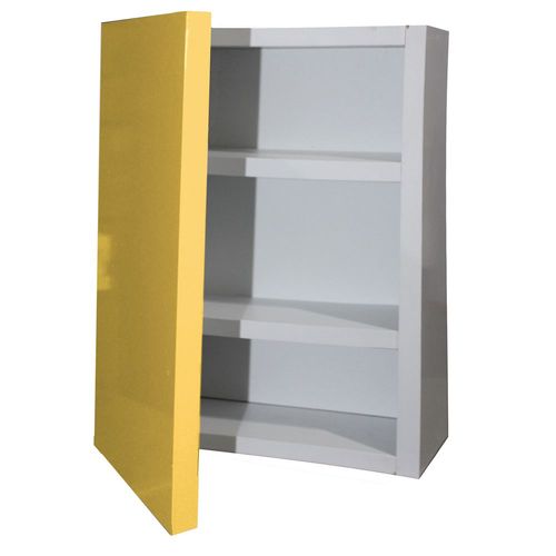 Botiquin Repisa Mdf 35cm Pared Primeros Auxilios Vinil Amarillo