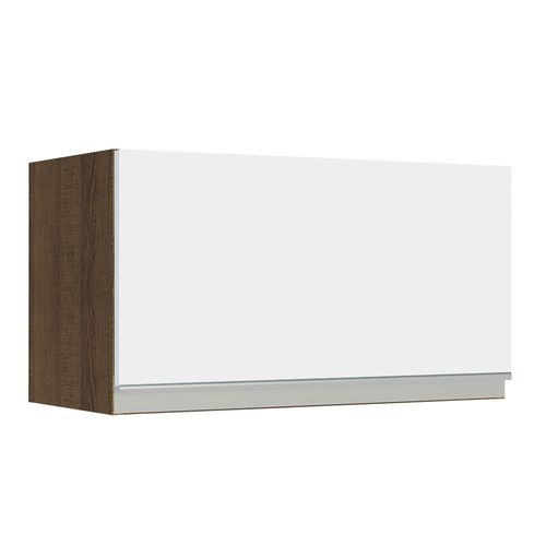 Alacena Madesa Glamy 60cm 1 Puerta Basculante Marron/Blanco