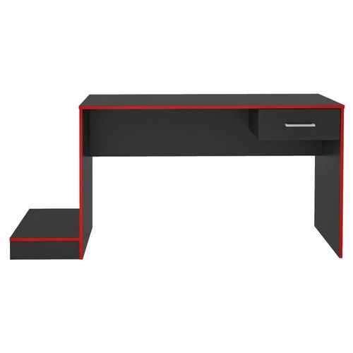 Escritorio Mesa de computo Mesa de Trabajo Bertolini GAMER Negro Rojo