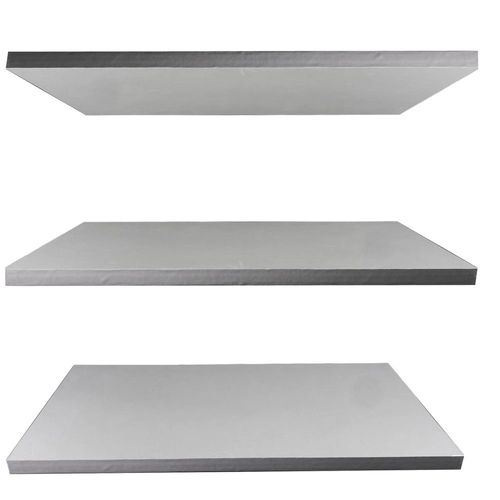Set 3 Repisas Flotantes 20x50 Organizador Calidad Gris