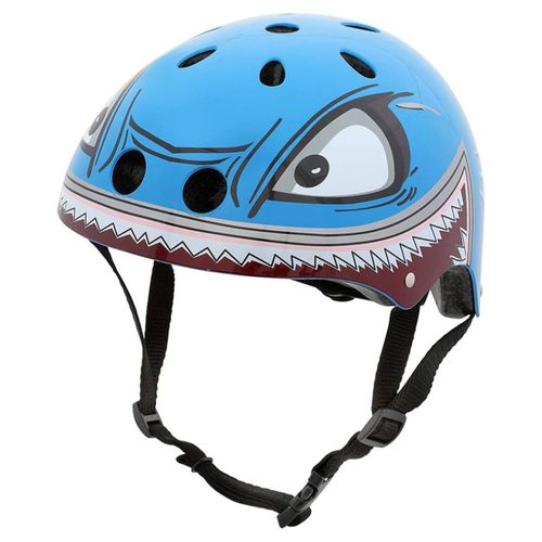 Casco Bicicleta Con Luz Infantil Shark Talla Chica Hornit