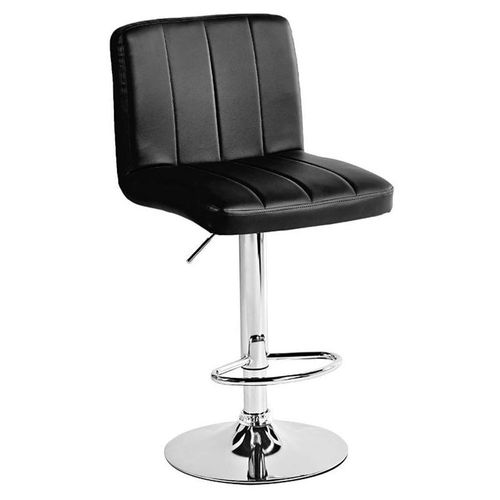 Set De 2 Bancos Para Barra Con Respaldo Cuadrado