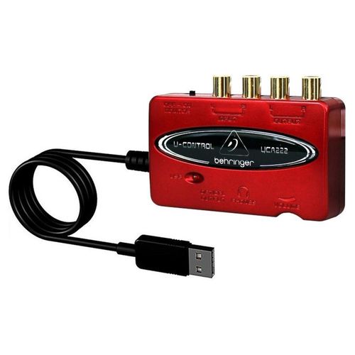 Interfaz de Audio USB de Behringer U Control UCA222