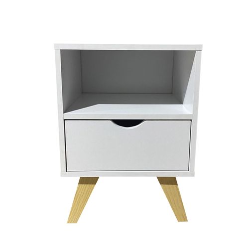 Buró Top Living Nórdico con Cajón y Entrepaño Blanco