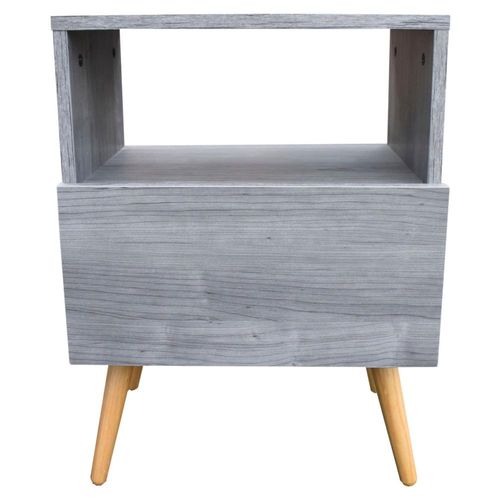 Hogare Buro Monaco o Mesa De Noche Gris