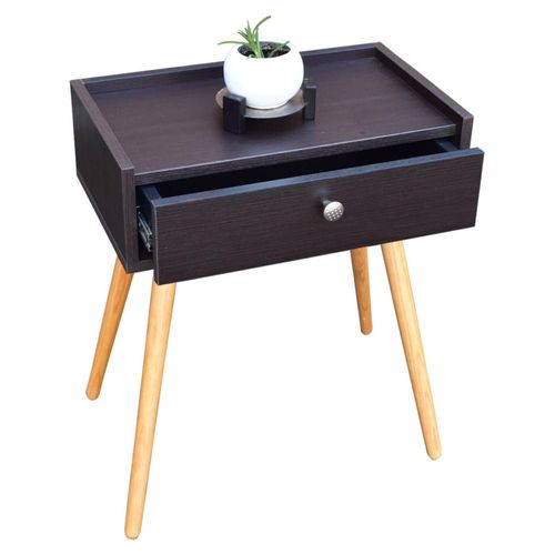 Hogare Buro Marsella o Mesa de Noche Chocolate
