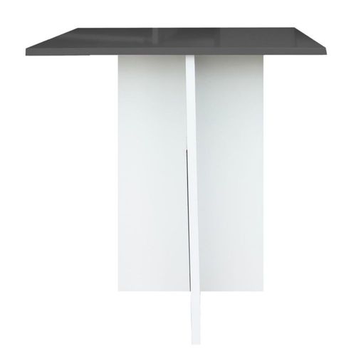 Mesa De Centro Mdf Melaminico Vinil Metalico Resistente Color Negro
