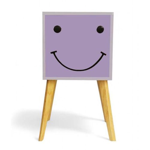 Buro Mesa Noche Niños Calidad Luz Led Lila