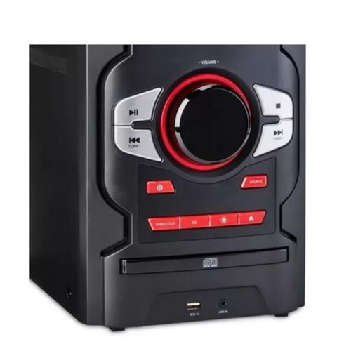 Minicomponente Onn Negro Con Lector De CD Y Conexión Bluetooth