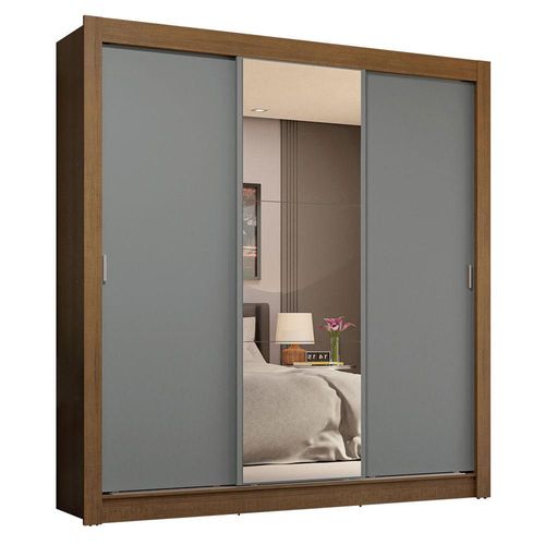 Ropero Closet Madesa 3 Puertas 1 Espejo MG 02