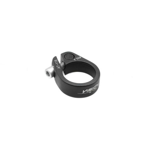 Abrazadera de asiento aluminio para bicicleta 25.4 negro AT-115 Vision