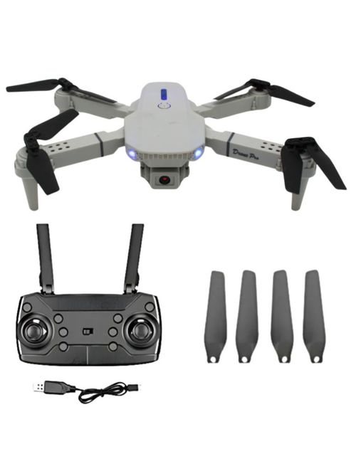 Mini Drone Negro Plegable Y58 Recargable Con Luces Y Cámara Hd