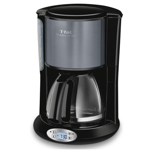 Cafetera Programable T-Fal 15 Tazas Mineral Grey - C3620