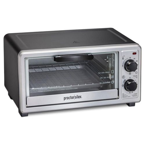Horno Tostador Proctor Silex 4 Rebanadas Plata / Negro 31260 - H1260