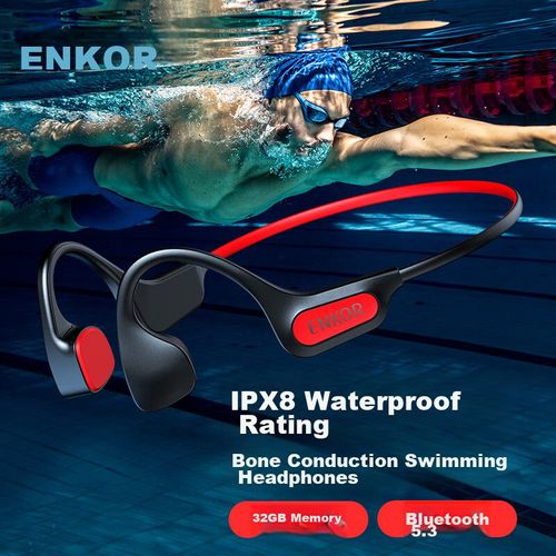 Audífonos ENKOR Bluetooth IPX8 32GB