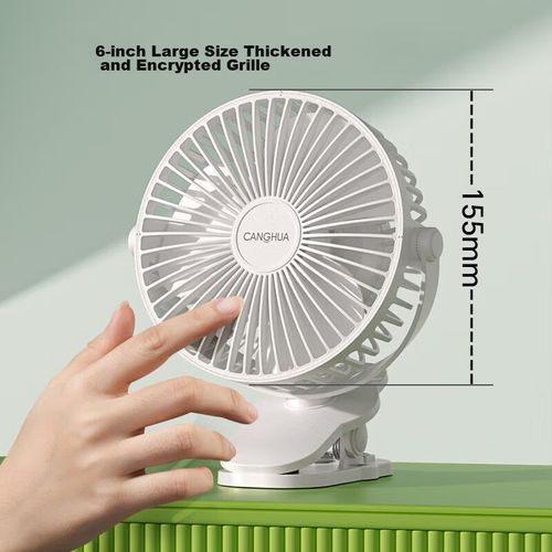 Ventilador USB Mini Clip Silencioso
