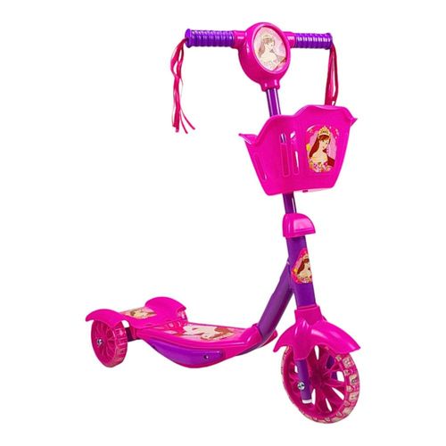 Scooter para Niños Patin del Diablo Luces y Sonidos,Ajustable Purpura