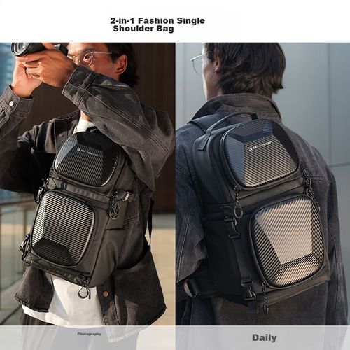 Bolsa Cruzada K&F CONCEPT Profesional 10L Negra