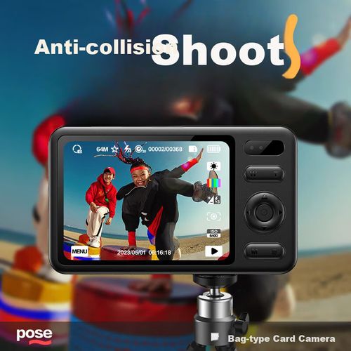 Cámara Digital BENJIE U8 CCD Mini Negra 4K