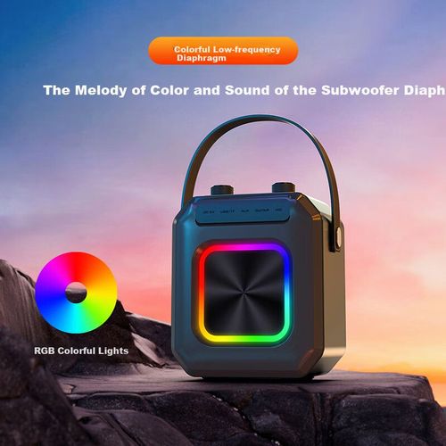 Bocina Bluetooth SANSUI D70 Portátil negro