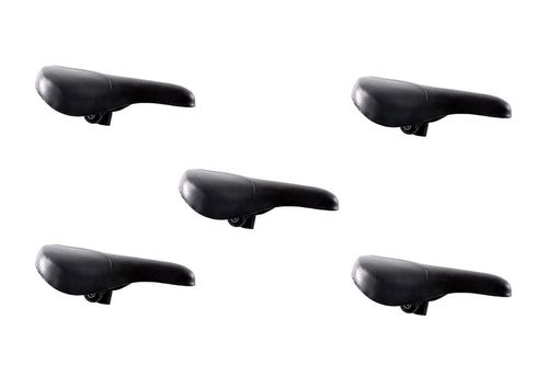 Paquete de 5 Asientos Para Bicicleta Juvenil Acojinado Negro