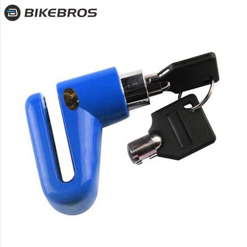 Candado Antirrobo BIKEBROS Azul para Bicicleta 43mm x 23mm