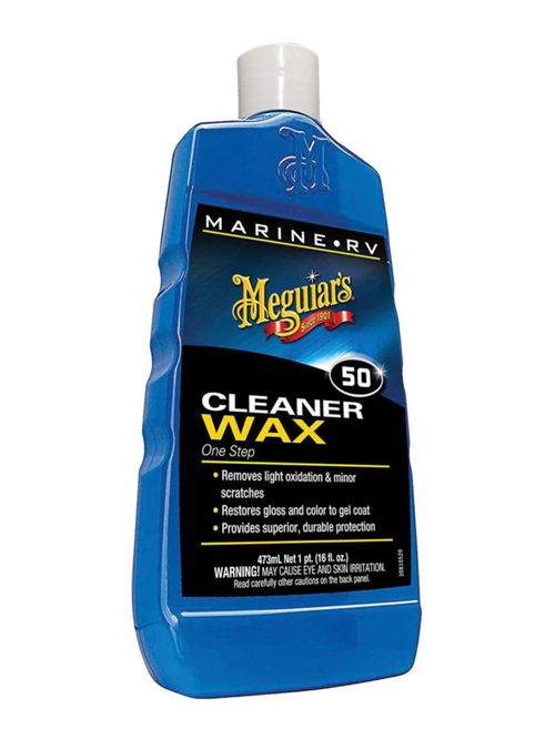 Meguiar's, Cera Liquida Limpiadora de un Solo Paso para Vehículos Recreativos y Marinos, M5016, 16oz.