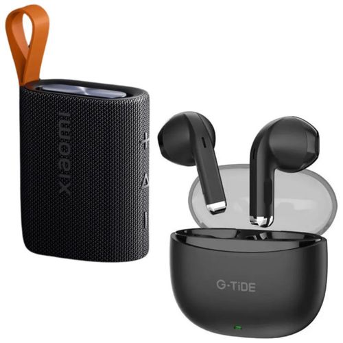 Xiaomi Sound Pocket + Audífonos Bluetooth G-Tide L21