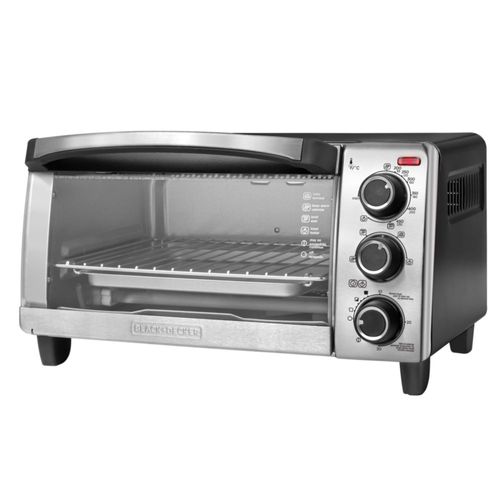 HORNO TOSTADOR BLACK AND DECKER TO1755SBGLA 4 REBANADAS GRIS NEGRO