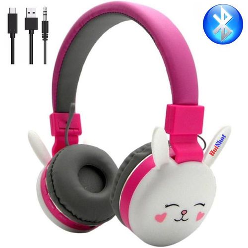 Diadema para Niños con Micrófono PinkyBunny MXYBU-001 Auricular de Calidad para Niños