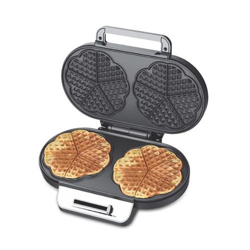 Dallfoll Mini Waflera para Hacer Waffles, Máquina de Waffles con Doble Plancha Antiadherente,Waflera Electrica de 550W, HOGAWAY