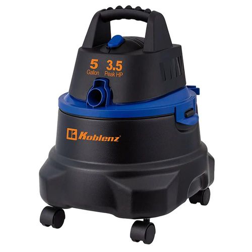 ASPIRADORA KOBLENZ WD-5 MA MULTIUSOS SECO/MOJADO CAP 5 GAL NEGRO CON AZUL