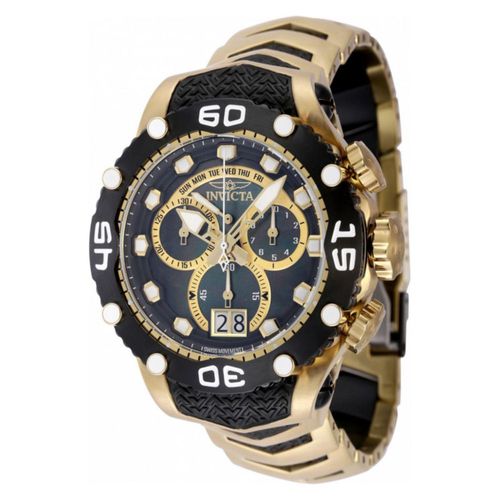 Reloj Invicta 47292  Hombres Negro, dorado