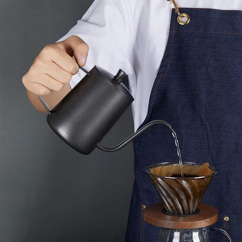 Tetera de Goteo TEOTM Acero Inoxidable 350ml Negro