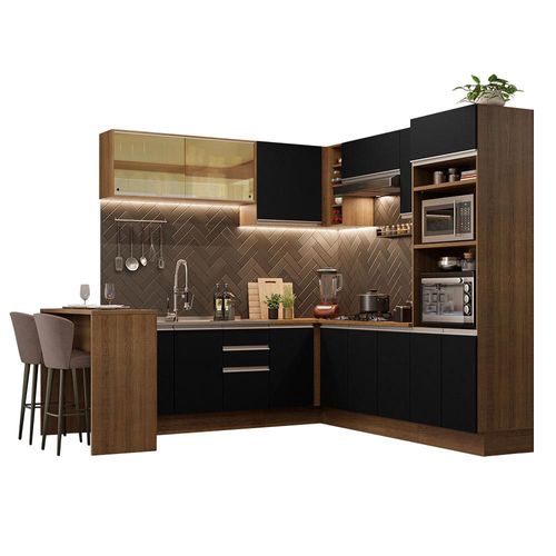 Cocina Modular Glamy 504 cm MN Madesa