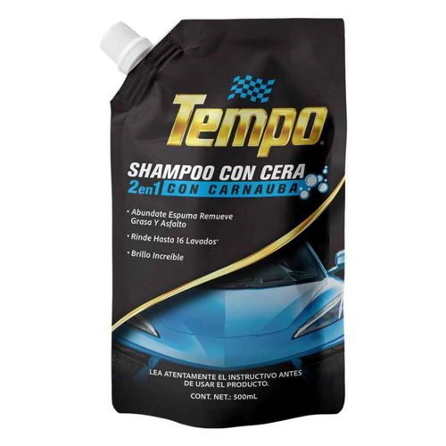 Shampoo con Cera Tempo con Carnauba Natural 500ml