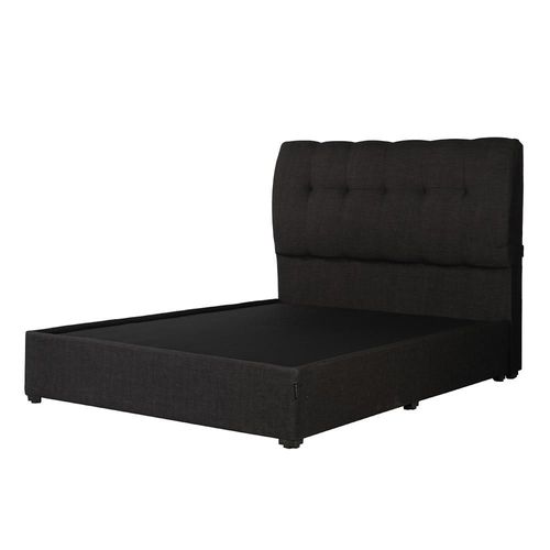 Cabecera Matrimonial Dicasa Nube+ Base Cama Negro CDZ