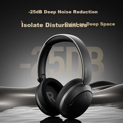 Audífonos Inalámbricos Philips Tah3020 Negro Cancelacion Activa Ruido