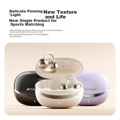 Audífonos Inalámbricos Sansui W105 Negro A Prueba De Agua