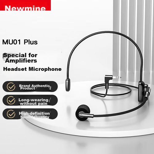 Micrófono Newman Mu01Plus Alámbrico Diadema 3.5Mm