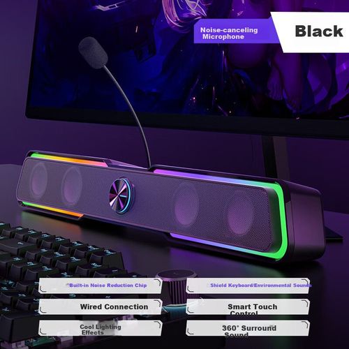 Bocina Hp Dhe-6002S Bluetooth Negra Con Micrófono Y Subwoofer