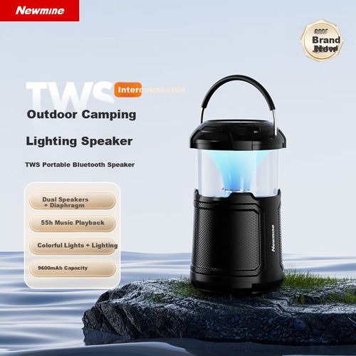 Bocina Newmine Pbs006-Tws Bluetooth Negra