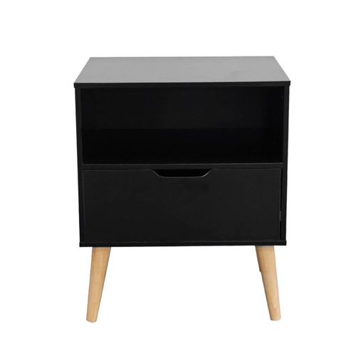 MOBI Buró para Recámara Contemporáneo Alia - 1 Cajón Color Negro