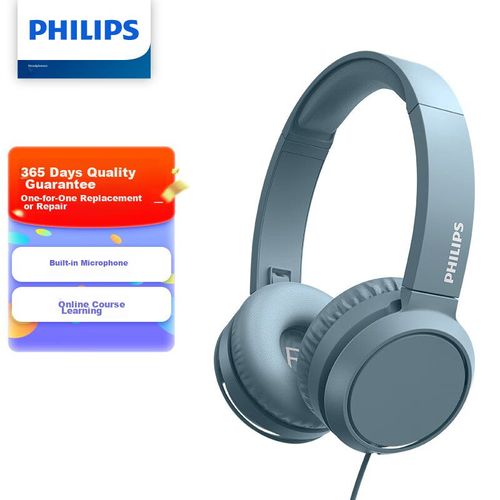 Audífonos Alambricos Philips H4105 Azul Celadón